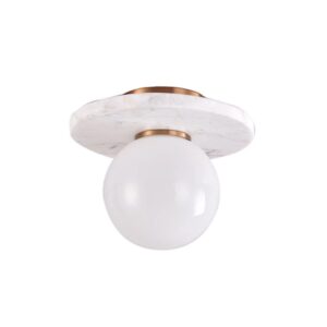 Spazio 8956.3 White Marble Pascal Ceiling Fitting