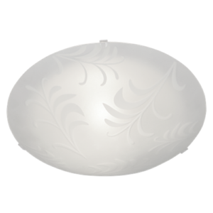 Brightstar CF188 TYPE B Metal and Patterned Frosted Glass with Clear Plastic Clips (Box of 10)