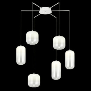 K Light  K-LED-945/WH LED Misty Cluster Glass Pendant