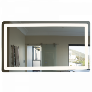 BrightStar ML054 LED Rectangular Mirror IP44 On/Off Mirror Touch Switch