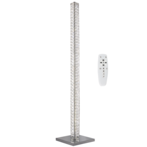 Brightstar SL095 CRYSTAL Polished Chrome and Crystal with Remote Control and Foot Switch