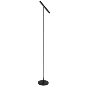 Brightstar SL404 MATT BLACK Metal 7W LED Floor Standing Lamp