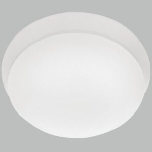 Brightstar CF017 SM WH Metal LED Ceiling Fitting with Polycarbonate Cover (370mm)