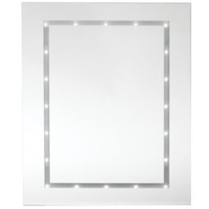Brightstar ML047 BATTERY MIRROR Steel and Mirror Glass