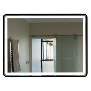 Brightstar ML059 LED Rectangular Black Mirror On/Off Touch Switch Ip44