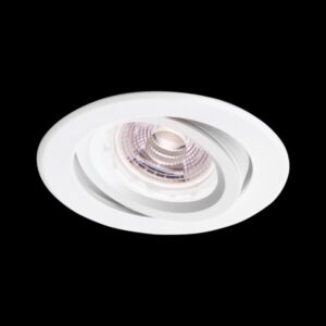 K Light ELC-57/WH-NEW GU10 Die-Cast Aluminium Round Tilt Downlight