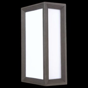 K Light KLG-1139/DG Rectangular Bulkhead Dark Grey