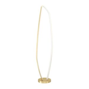 Eurolux FL231 Vallerosa Brushed Brass LED Floor Lamp