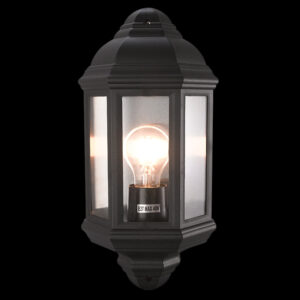 K Light P-KLG-6410/BL Coastal Polypropylene Half Lantern Wall Light