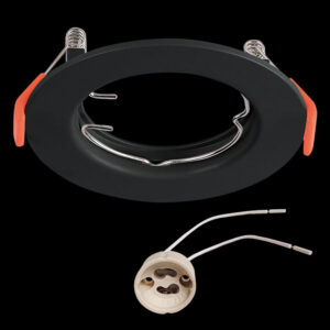 K Light ELC-60/BL GU10 (PC) Poly Carbonate Round Downlight