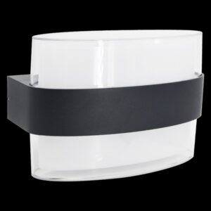 K Light I-LED-56/2 LED Up & Down Oval Aluminium Wall Light