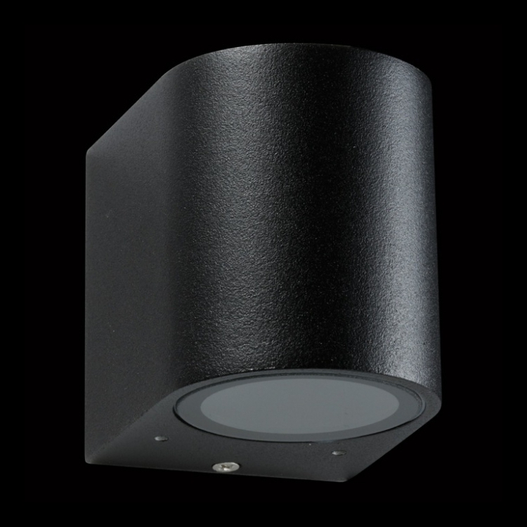 K Light L-KLG-1801/1R-B GU10 Round Down Only Wall Light