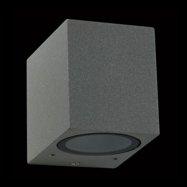K Light L-KLG-1801/1S-S GU10 Square Down Only Wall Light