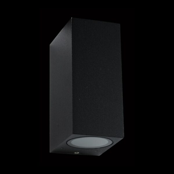 K Light L-KLG-1801/2S-B GU10 Square Up and Down Wall Light