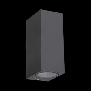 K Light L-KLG-1801/2S-G GU10 Square Up and Down Wall Light