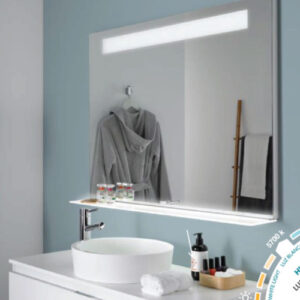 Superlume Focco 06781CI1508 Lena Mirror And Shelf 800x810mm