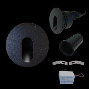 K Light  ST-LED-102RD/BL LED SMD Round Recessed Step Light