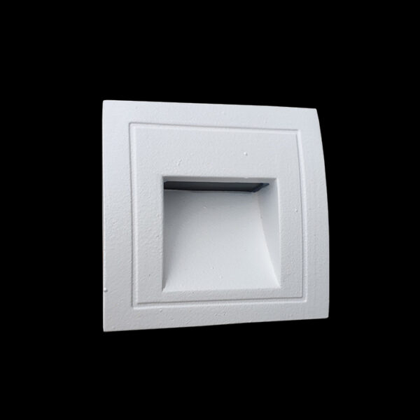 K Light ST-LED-695M/WH LED SMD Medium Square Recessed Step Light