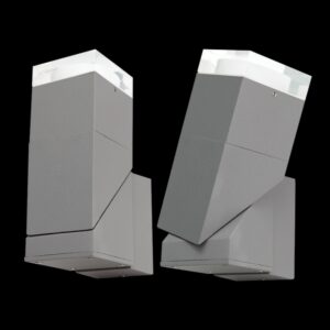 K Light Y-KLG-1801/1LSG GU10 Square 360 Degree Tilt with Lense Wall Light