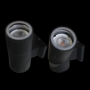 K Light Y-KLG-1801/1RB GU10 Round 360 Degree Tilt Wall Light