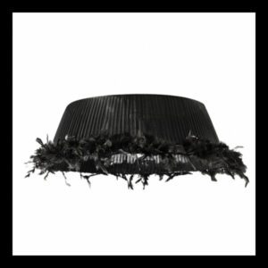 K Light U-FEATHR-P/BL Feathered Shade Only