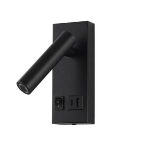 K Light MB-200/BL LED Reading Light with USB and USB-C Ports