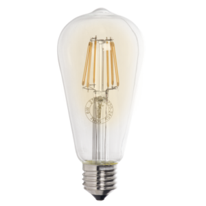 Brightstar BULB LED 157 ST64 E27 6W Warm White 600lm LED Filament Bulb