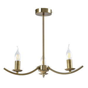 Brightstar CH396/3 GOLD Metal Chandelier
