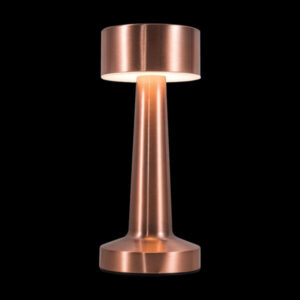 K Light KLT-8001/CO LED Copper Turret Rechargeable Table Lamp