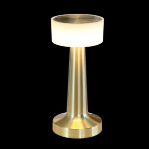 K Light KLT-8004/GD LED Gold Beacon Rechargeable Table Lamp
