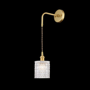 K Light LW-KLW-4166 Vintage Cut Glass Wall Light 5