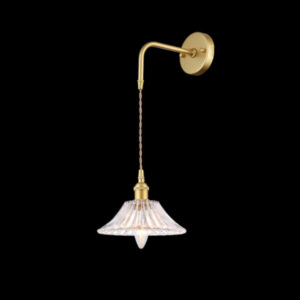 K Light LW-KLW-4162 Vintage Cut Glass Wall Light 1