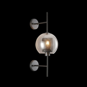 K Light LW-KLW-5120/SM New York 20cm Ball Wall Light