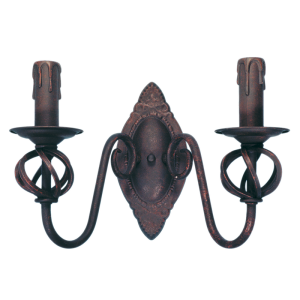 Brightstar WB065/2 RUST Metal Wall Bracket