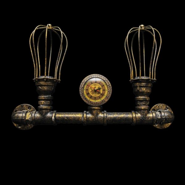 K Light DA-KLW-P28 Caged Pipe Wall Light