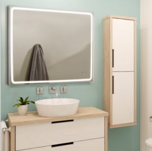 Superlume Focco 29525CI1508 Mia Defogger Illuminated Mirror 600x800mm