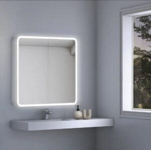 Superlume Focco 30337CI1508 Mia 2 Door Organizing Mirror 800x700mm