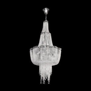 K Light KLCH-6007/20 Large Cascading Crystal Chandelier