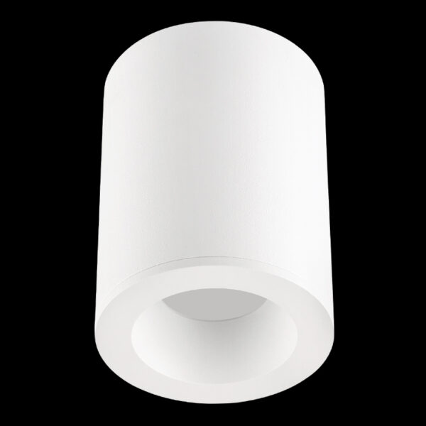K Light O-KLS-77/WH Round Outdoor Surface Mounted Downlight