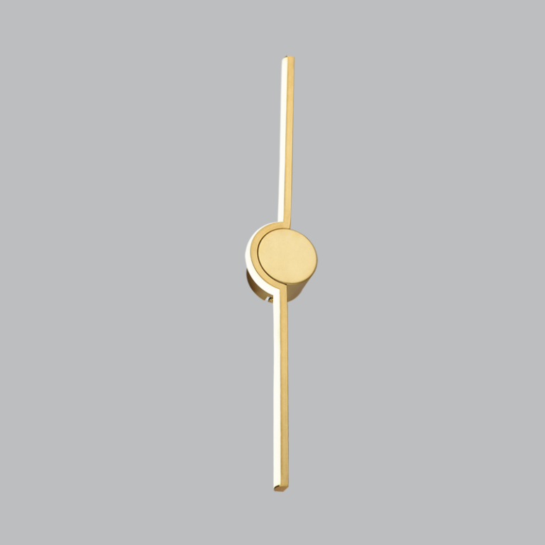 Brightstar WB198 Gold Aluminium and Acrylic LED Wall Bracket ...