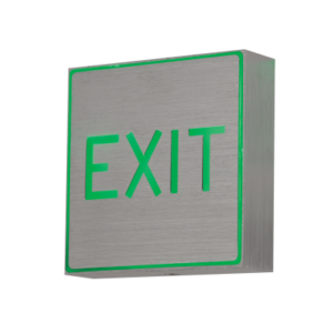 Brightstar WB310 GREEN LED Wall Bracket Exit Sign