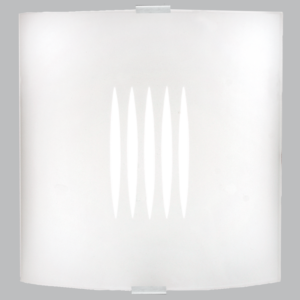 Brightstar WB9002 GLASS Wall Bracket with Satin Chrome Clips