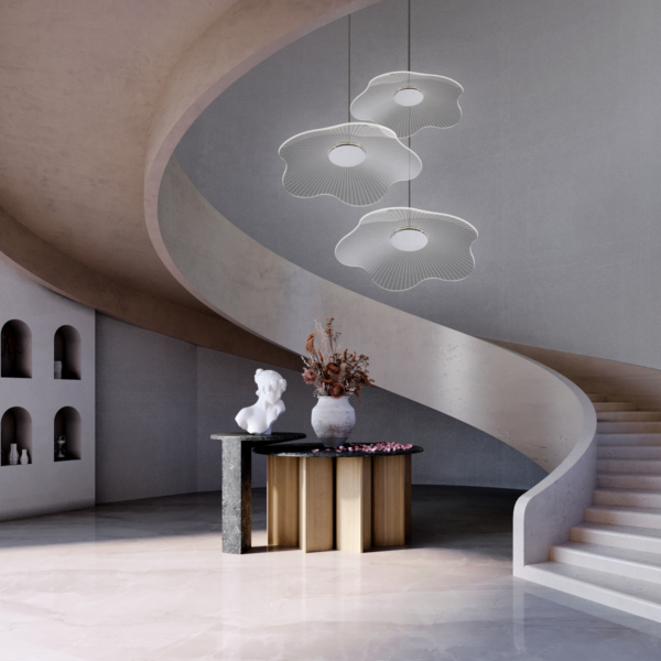 Dark Lighting Ameba Pendant Light Small - Image 3
