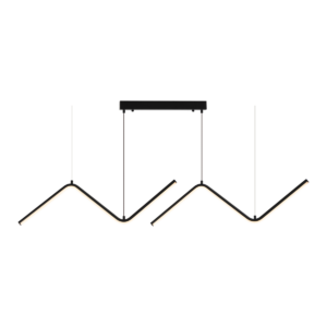 Dark Lighting Bend Pendant Light Black