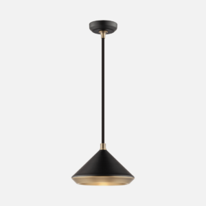 Dark Lighting Bevel Pendant Black/Gold