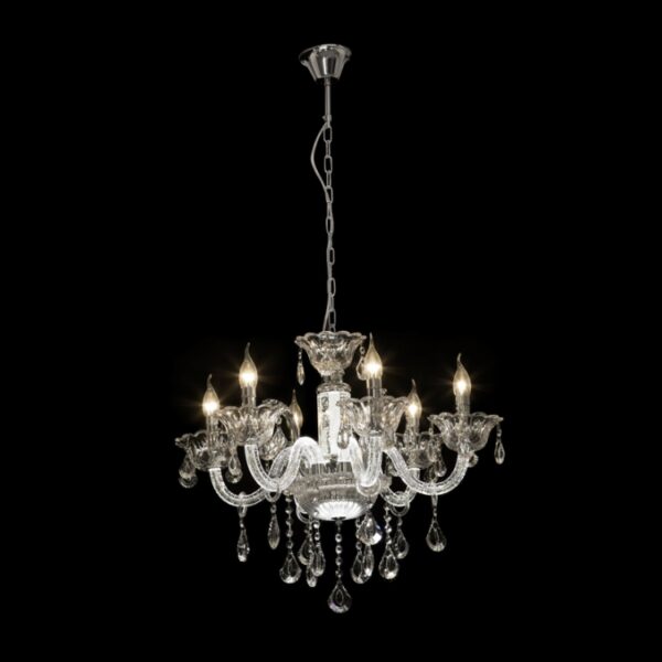 K Light KLCH-8843/6 6 LED Arm Crystal Chandelier
