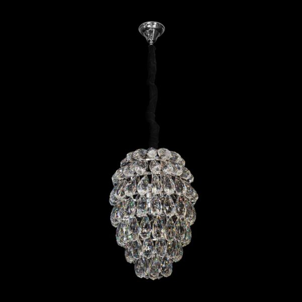 K Light L-KLCH62041/CR Diana Amber Clear Chandelier