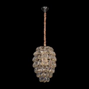 K Light L-KLCH62041/SG Diana Amber Crystal Chandelier