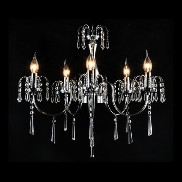 K Light V-KLCH-8816/5 5 Light Elegant Crystal Chandelier