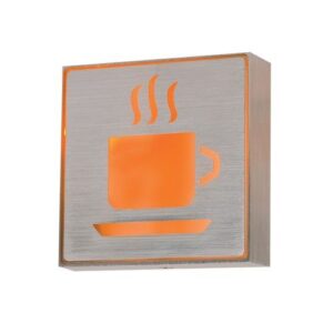 Brightstar WB308 ORANGE LED Wall Bracket Sign